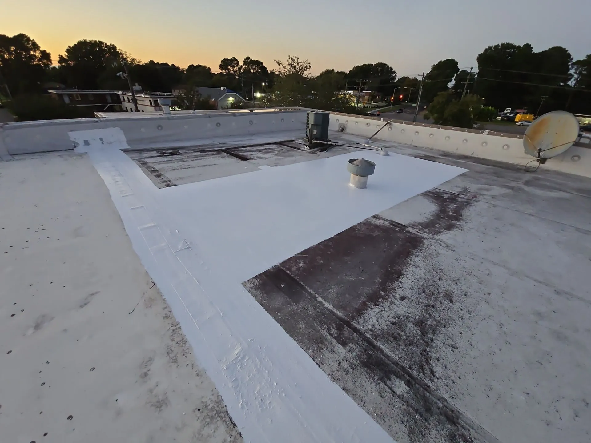 Roof Leak Damage Repair in